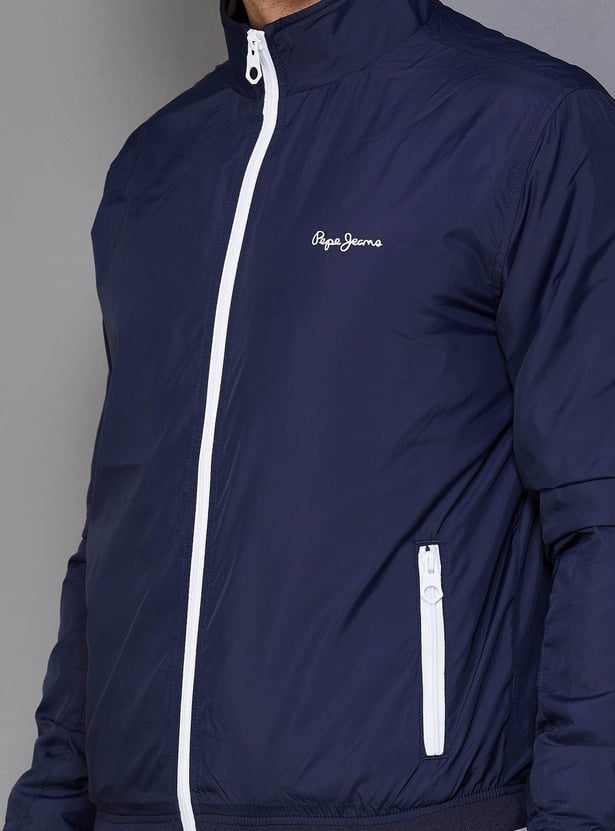 PEPE JEANS Men Solid Bomber Jacket