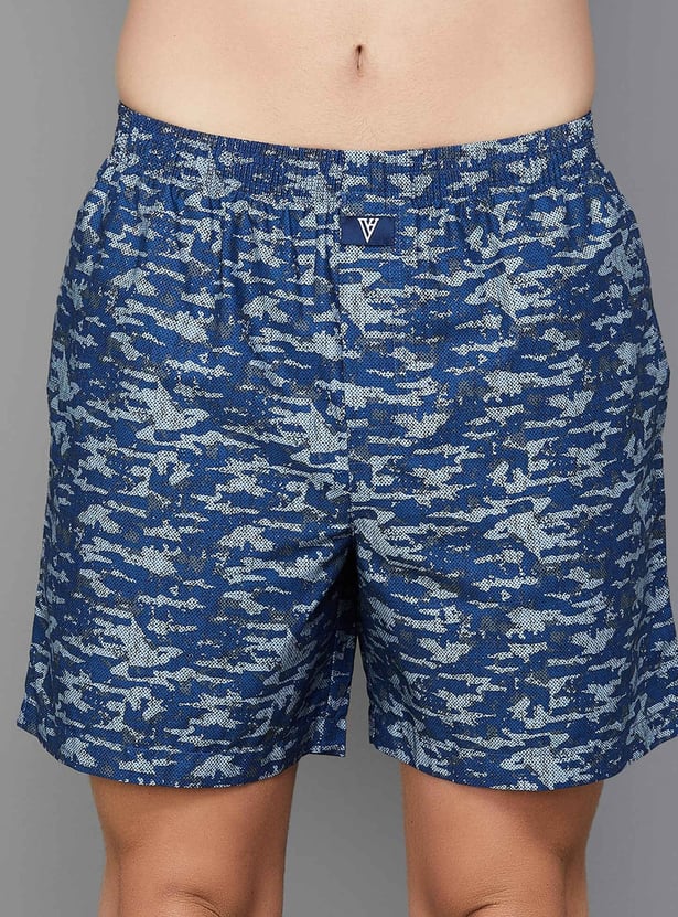 VAN HEUSEN Men Printed Boxers - Pack of 2