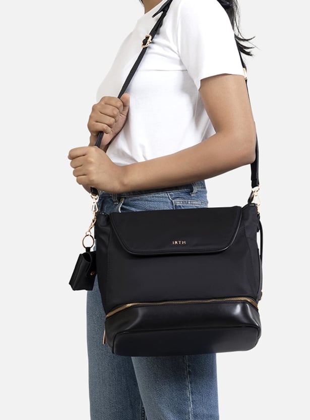 IRTH Women Solid Mom Bag