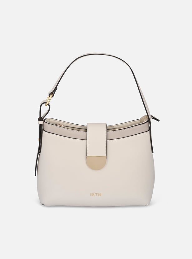 IRTH Women Solid Shoulder Bag