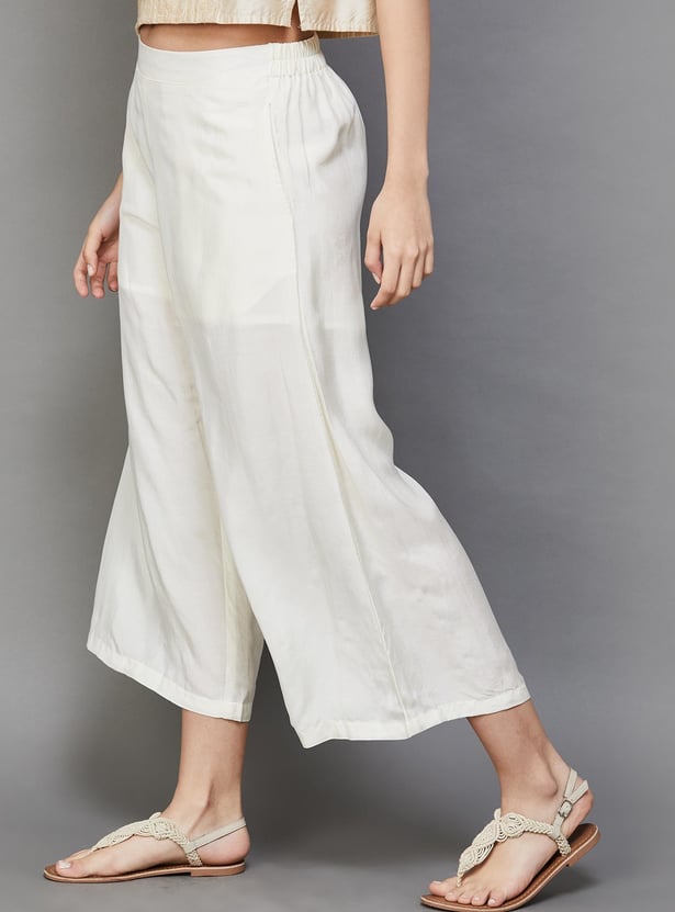 MELANGE Women Solid Palazzos