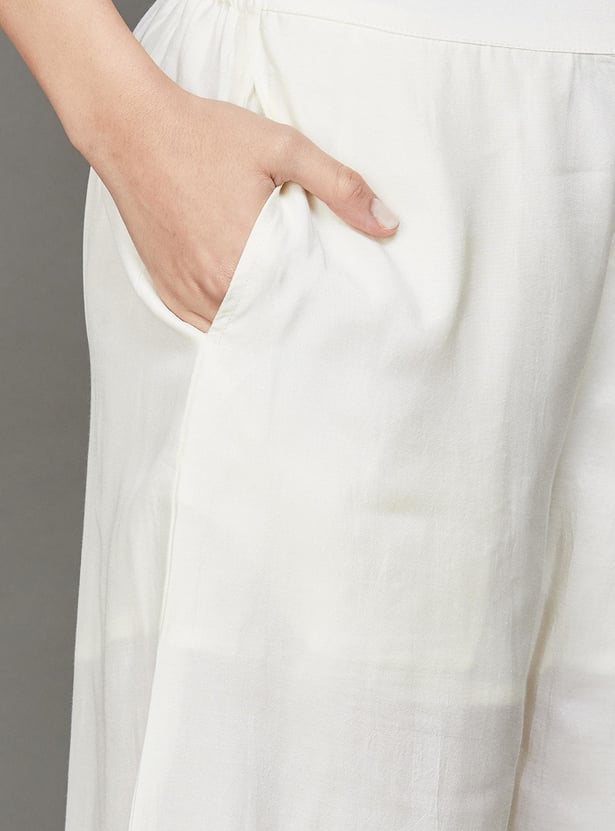MELANGE Women Solid Palazzos