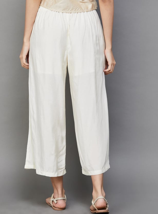 MELANGE Women Solid Palazzos