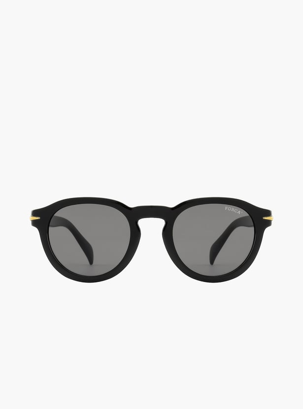 FORCA Men Solid UV-Protected Round Sunglasses - FR-RO-1045-C03