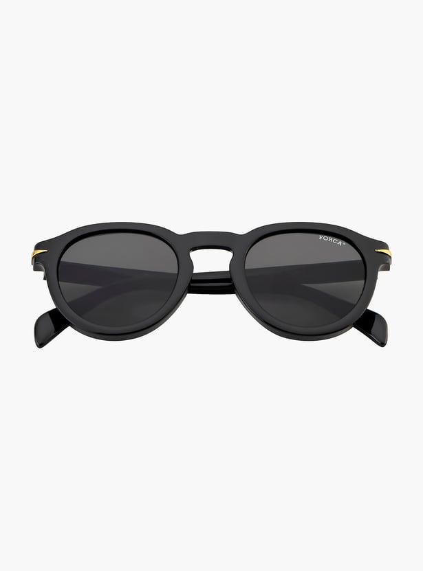 FORCA Men Solid UV-Protected Round Sunglasses - FR-RO-1045-C03