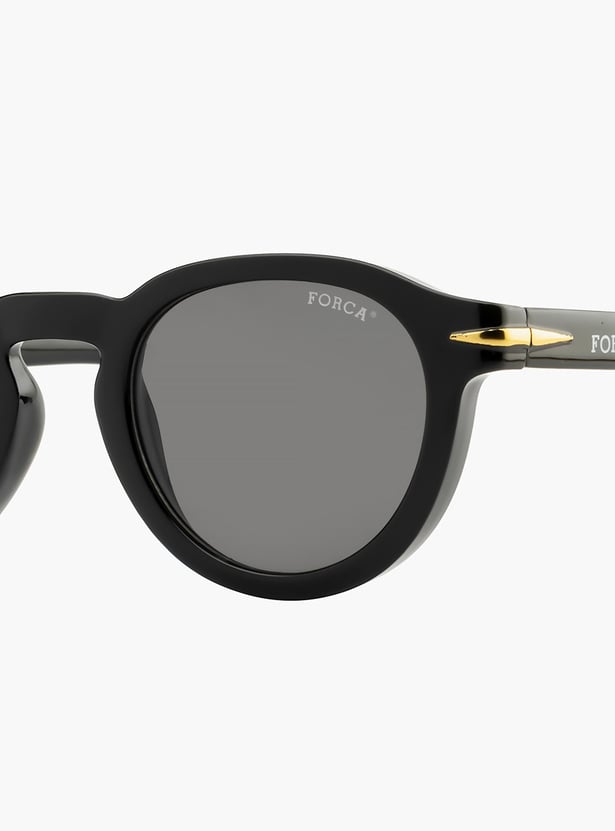 FORCA Men Solid UV-Protected Round Sunglasses - FR-RO-1045-C03