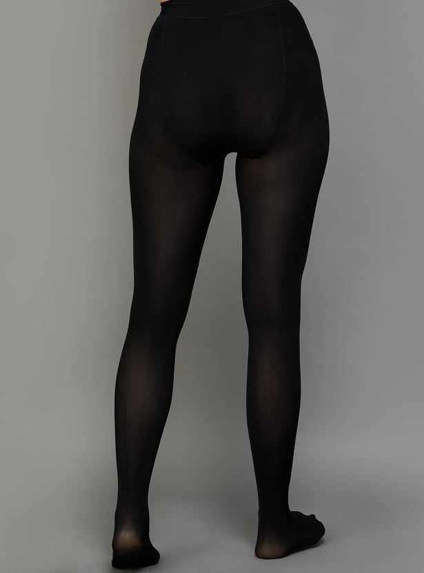 GINGER Women Solid Elasticated Stockings