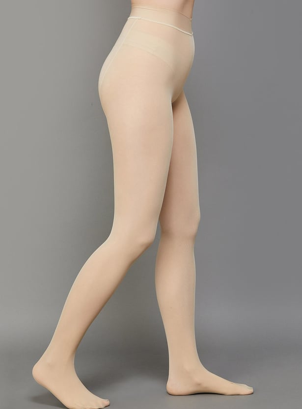 GINGER Women Solid Elasticated Stockings