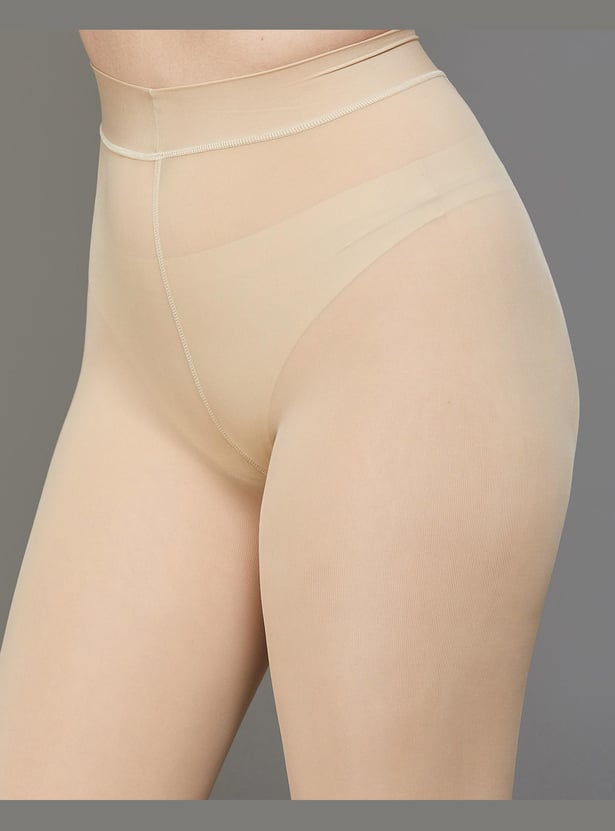 GINGER Women Solid Elasticated Stockings