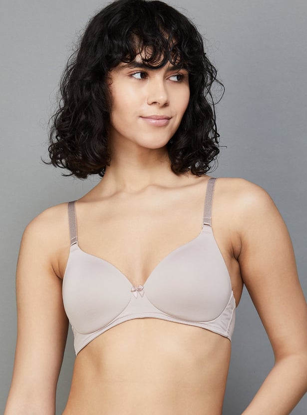 JOCKEY Solid Padded Non-Wired T-shirt Bra
