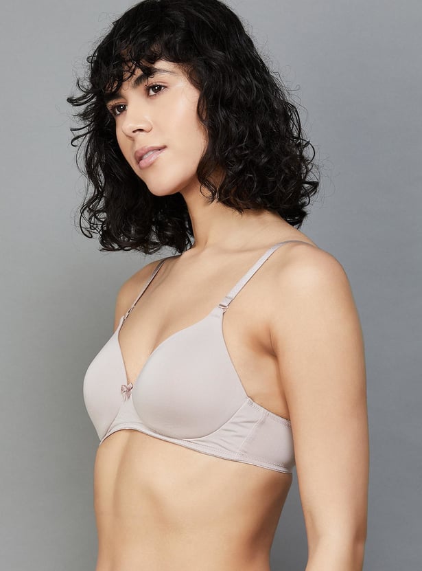 JOCKEY Solid Padded Non-Wired T-shirt Bra