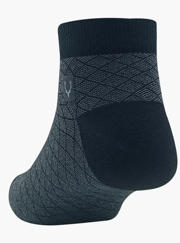 ALLEN SOLLY Men Textured Ankle-Length Socks - Pack of 3
