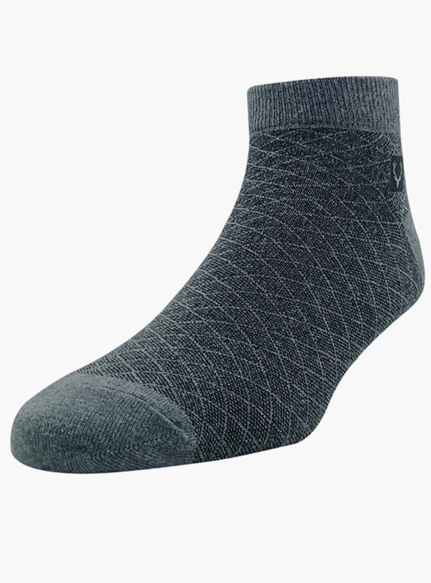 ALLEN SOLLY Men Textured Ankle-Length Socks - Pack of 3