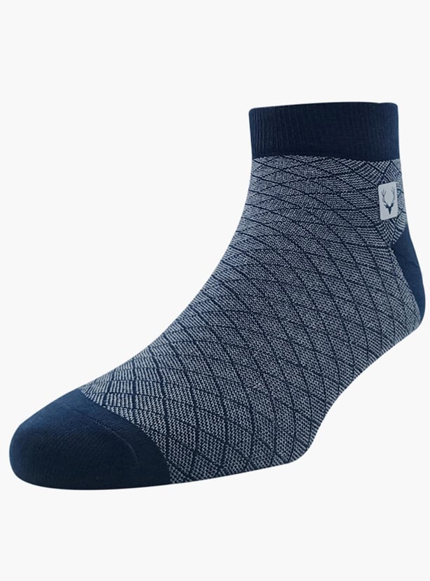 ALLEN SOLLY Men Textured Ankle-Length Socks - Pack of 3