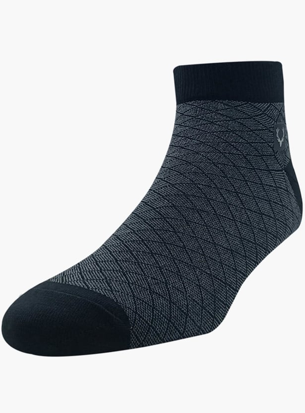 ALLEN SOLLY Men Textured Ankle-Length Socks - Pack of 3