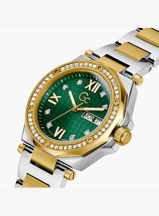 GC Legacy Lady Women Embellished Analog Watch with Metal Strap - Z20004L9MF