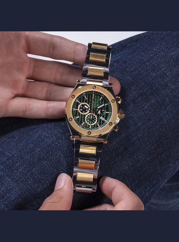GC Legacy Men Chronograph Watch with Two-Tone Metal Strap - Z18003G9MF