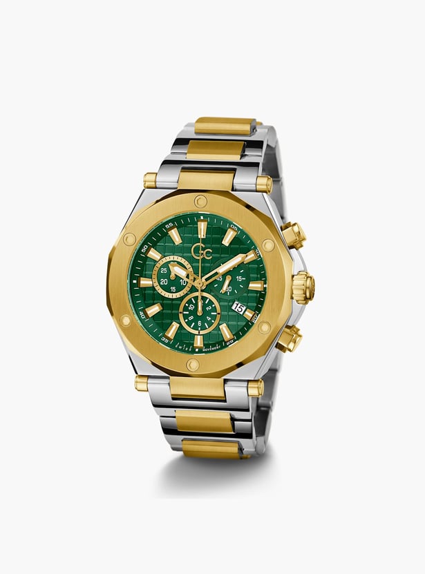 GC Legacy Men Chronograph Watch with Two-Tone Metal Strap - Z18003G9MF