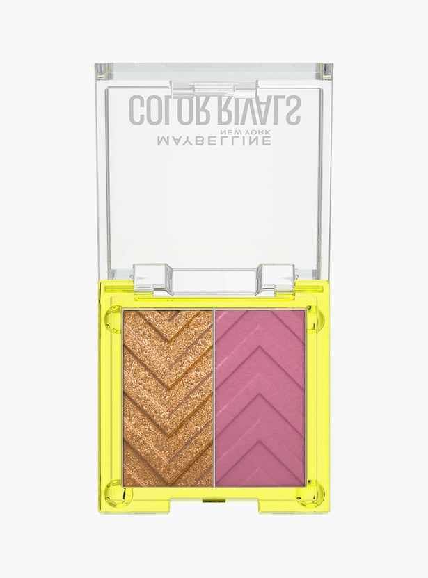 MAYBELLINE NEW YORK Color Rivals Duo Eyeshadow Palette - Assertive x Coy - 3gm
