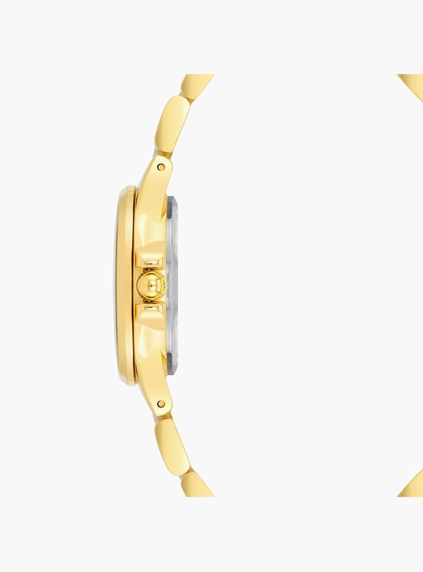 ANNE KLEIN Women Diamond Accented Two-Tone Analog Watch - AK4118TPGB
