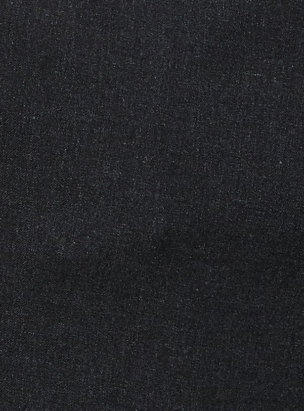 BLACKBERRYS Men Solid Slim Straight Fit Formal Trousers