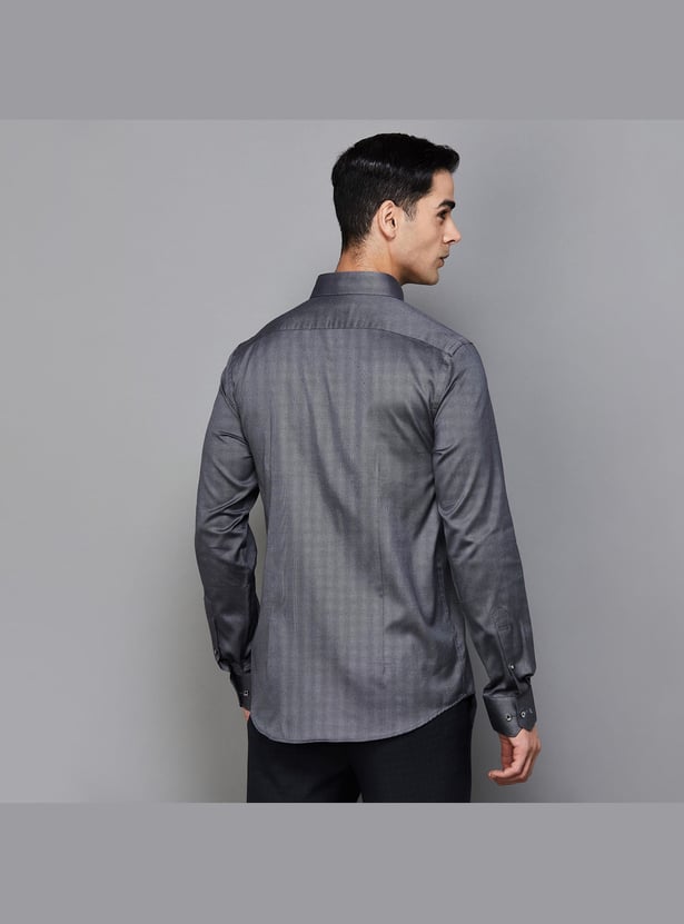 BLACKBERRYS Men Solid Slim Fit Formal Shirt