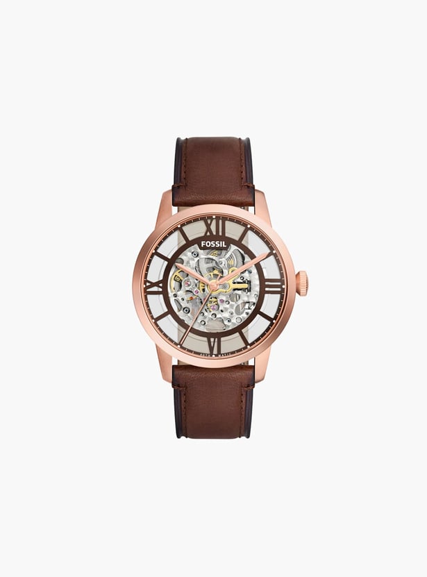 FOSSIL Townsman Men Skeleton Automatic Watch - ME3259