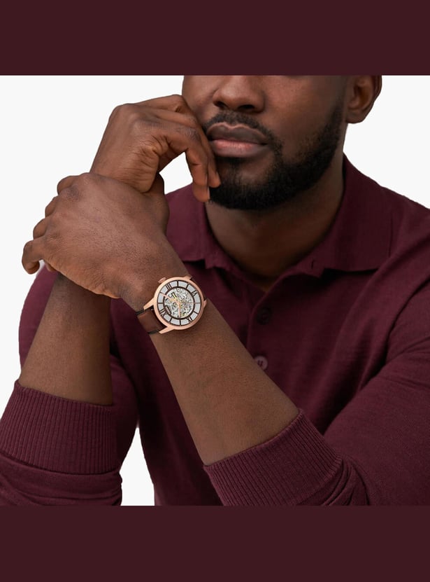 FOSSIL Townsman Men Skeleton Automatic Watch - ME3259
