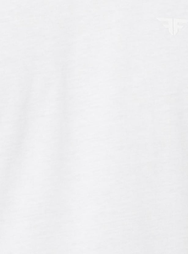 FAME FOREVER Solid V- Neck Regular Fit T- Shirt