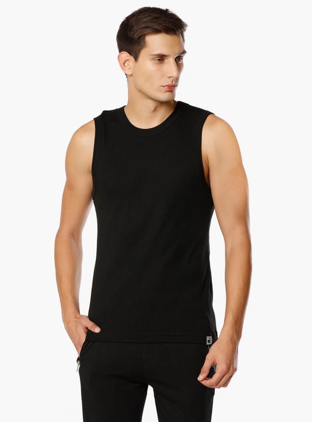 Buy JOCKEY Solid Sleeveless T-Shirt from Jockey at just INR 249.0