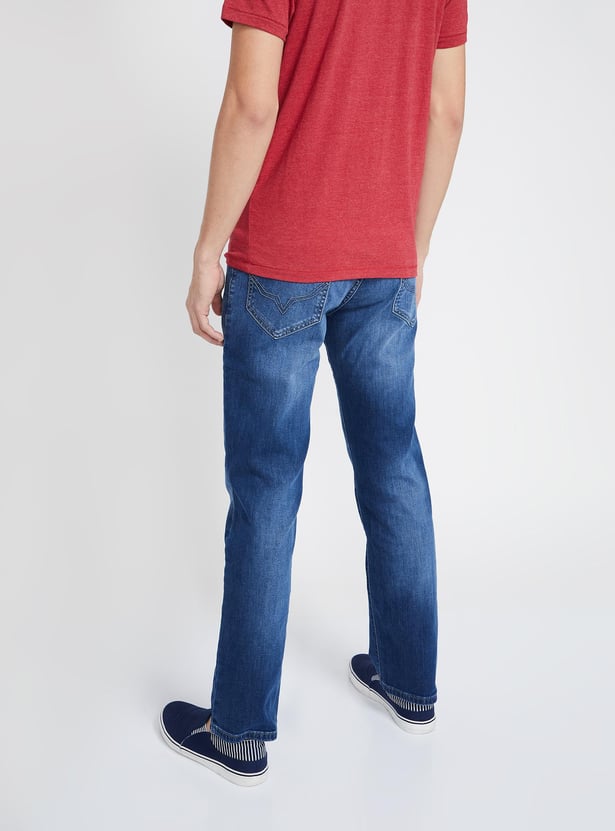 PEPE JEANS Stone-Wash Regular Fit Jeans