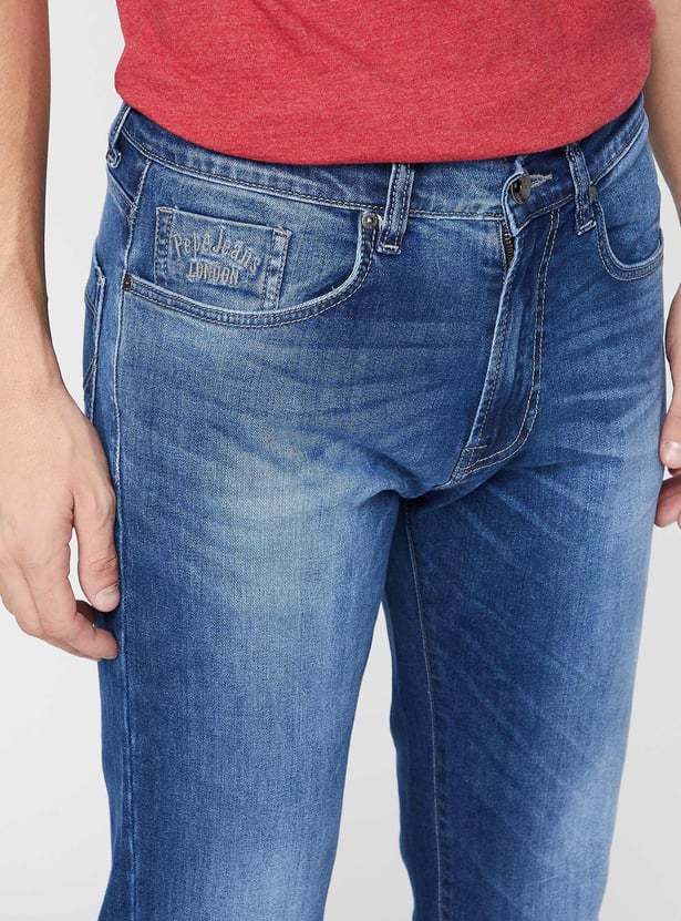 PEPE JEANS Stone-Wash Regular Fit Jeans