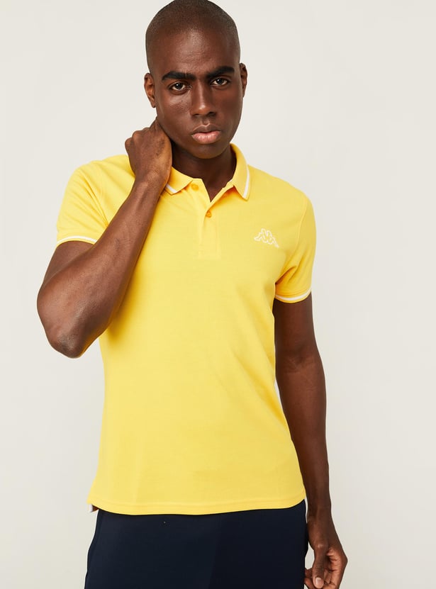 KAPPA Men Solid Short Sleeves Polo T-shirt