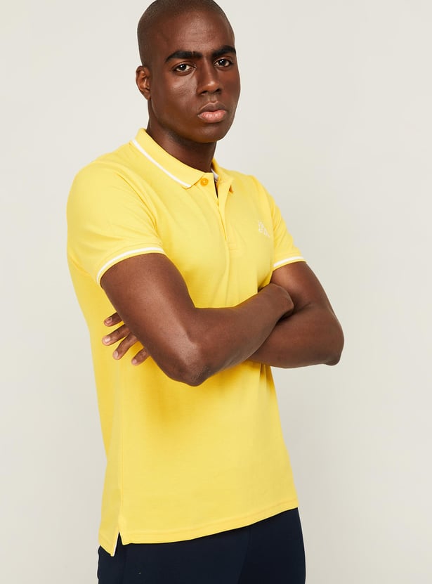 KAPPA Men Solid Short Sleeves Polo T-shirt