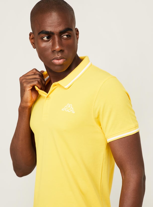 KAPPA Men Solid Short Sleeves Polo T-shirt