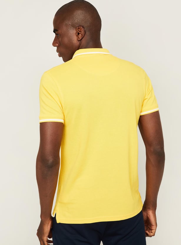 KAPPA Men Solid Short Sleeves Polo T-shirt