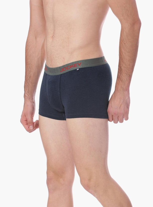 JOCKEY Solid Cotton Boxer Briefs - Assorted Colour & Design