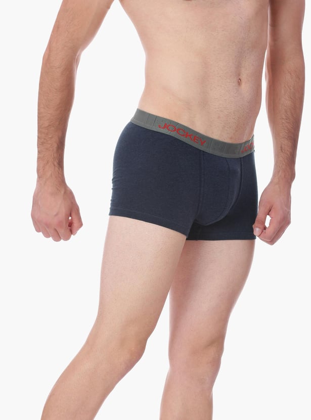JOCKEY Solid Cotton Boxer Briefs - Assorted Colour & Design