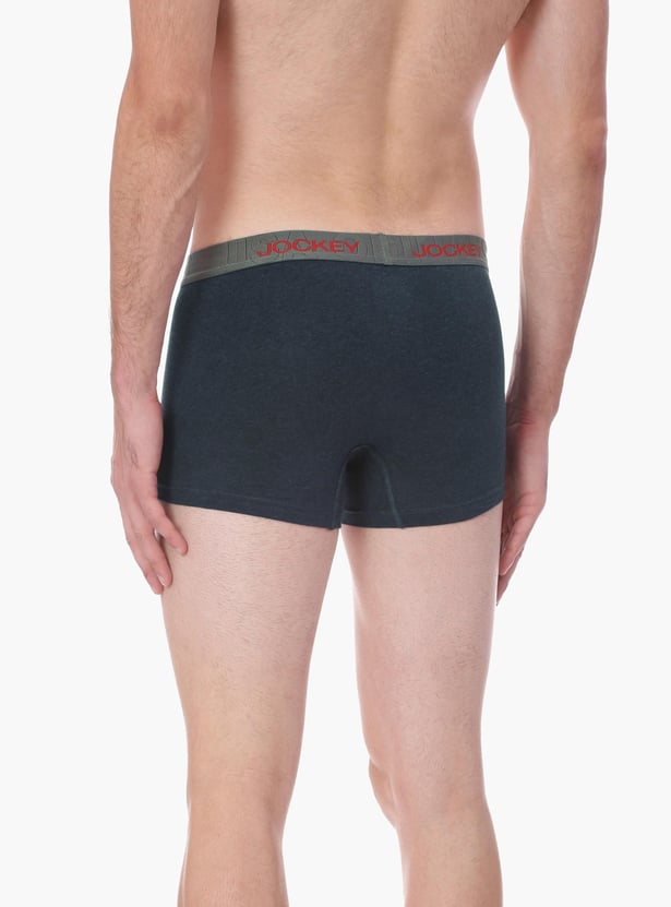 JOCKEY Solid Cotton Boxer Briefs - Assorted Colour & Design