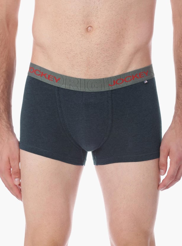 JOCKEY Solid Cotton Boxer Briefs - Assorted Colour & Design