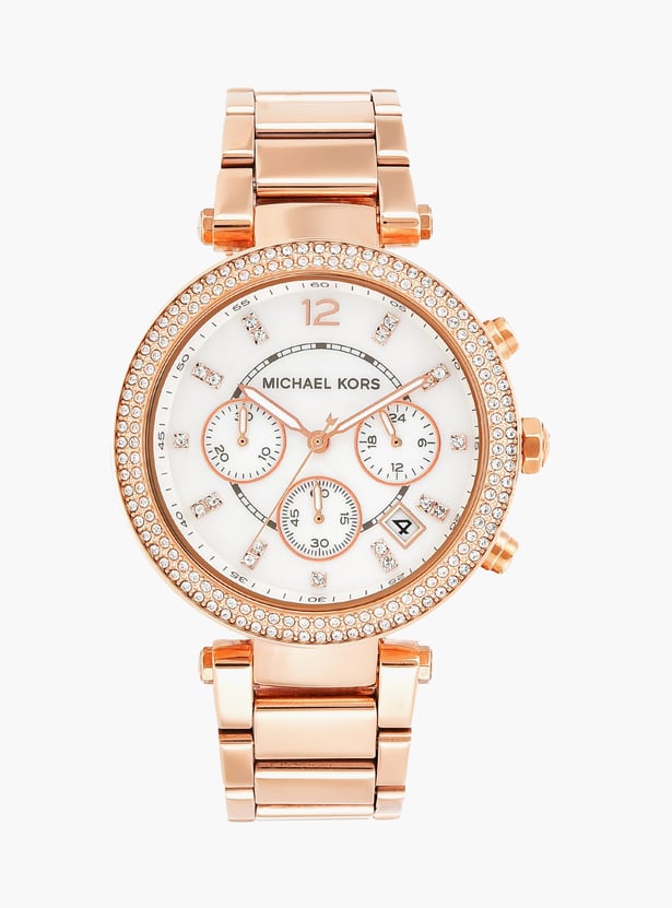 MICHAEL KORS Women Chronograph Watch with Metal Strap - MK5491I