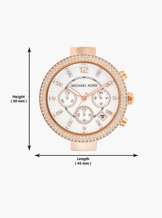 MICHAEL KORS Women Chronograph Watch with Metal Strap - MK5491I