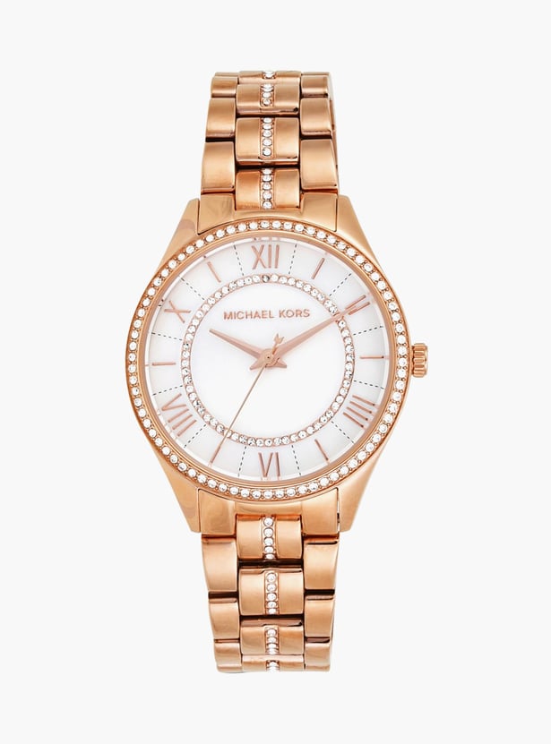 MICHAEL KORS Women Embellished Analog Watch- MK3716I
