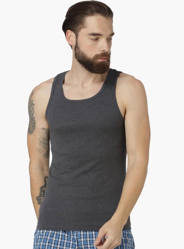 JOCKEY Solid Cotton Innerwear Vest