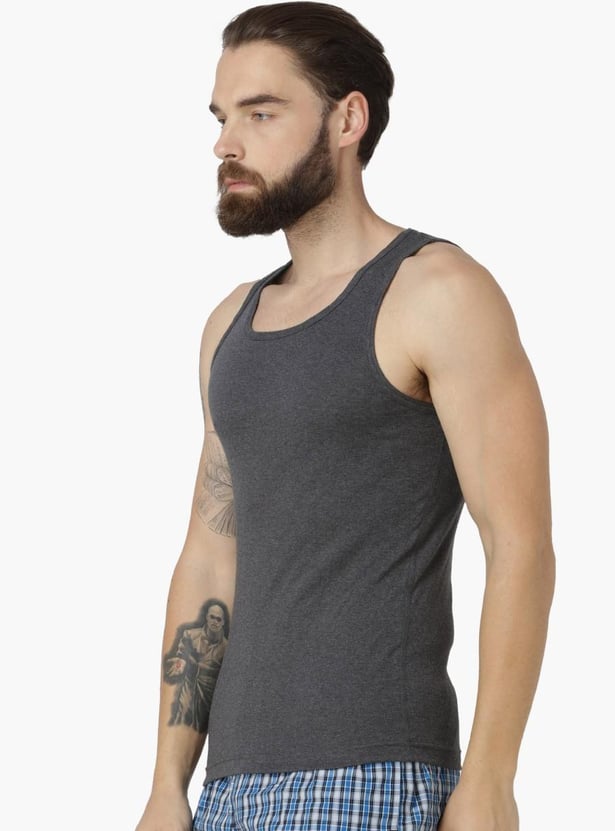 JOCKEY Solid Cotton Innerwear Vest