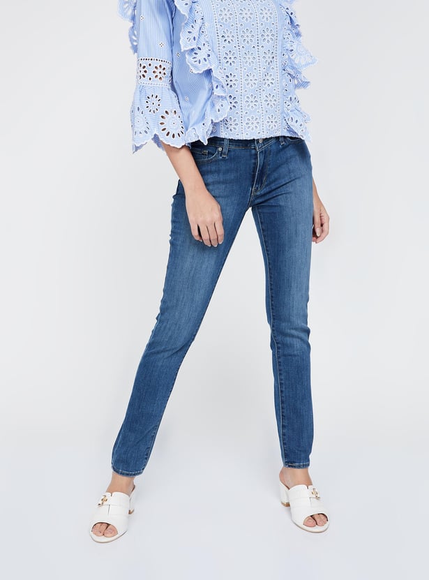LEVI'S 711 Skinny Fit Medium Washed Jeans