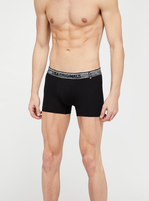 JOCKEY Micromodal Supima Cotton Heathered Trunks