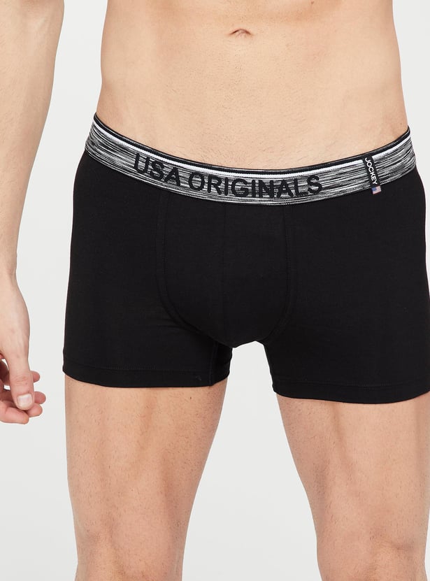 JOCKEY Micromodal Supima Cotton Heathered Trunks
