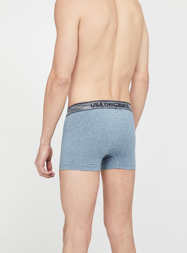 JOCKEY Micromodal Supima Cotton Heathered Trunks