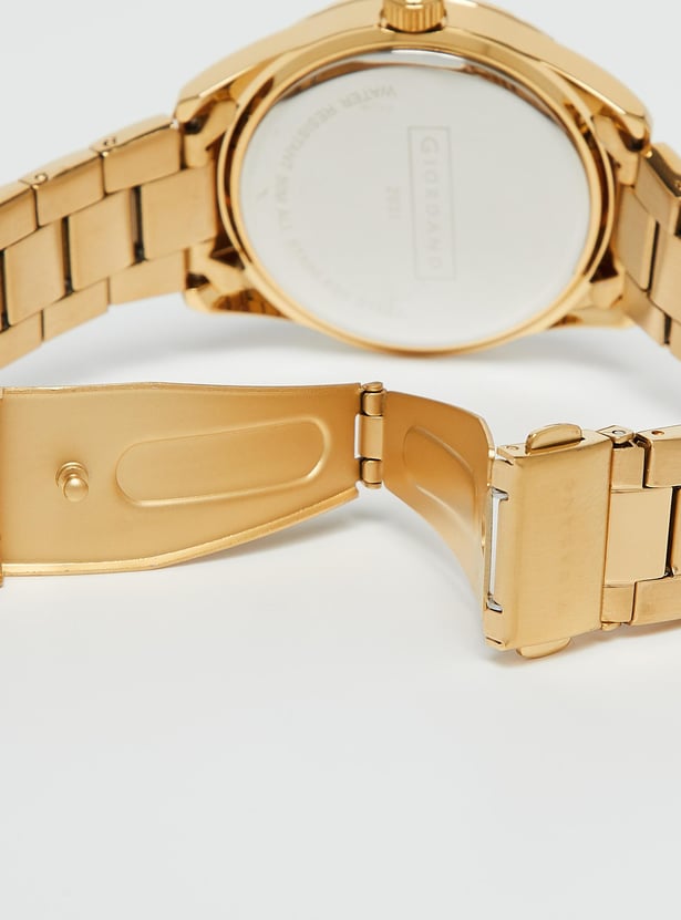 GIORDANO Crystal Encrusted Metal Strap Women's Wristwatch-2931-55